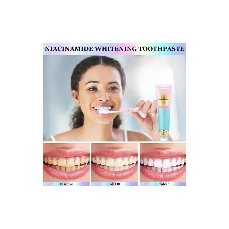 2pcs Niacinamides Intensive White Toothpastes