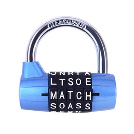 Large Extended Beam Storage Cabinet Door Handle Combination Lock Padlock Password Lock, Gym Lock, 5-Digit Combination Padlock, Security Padlock, Luggage Locker, Wardrobe, Gym Locker (blue-01)