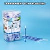 60PCS 1ML Plastic Syringe with Cap Sterile Disposable Syringe Tools