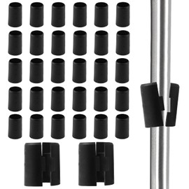 Bivethoi 72 Pack Wire Shelf Clip, 3/4 Inch Dia Split Shelving Sleeves Replacements for Wire Shelving System, 36 Pairs