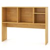 IFANNY Desk Hutch, Desktop Shelf with 4 Shelves, Desk Bookshelf