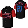 Youth #21 Roberto Clemente Puerto Rico World Game Classic Kids