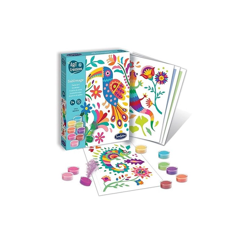 Sentosphere Sand Art Set Viva Mexico - 4 Boards, 16