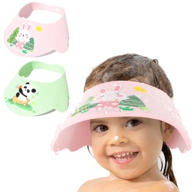 Baby Shower Cap Protective Shield for Babies & Toddlers - Adjustable Velcro Fastening, Soft EVA Material, Protects Eyes, Nose & Ears from Water & Shampoo - Perfect for Stress-Free Hair Washing