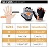 CubePlug Kids Boy Girl Cycling Climing Half Finger Gloves GEL