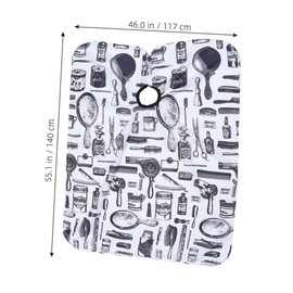 WOONEKY 4pcs Barber Cape Smock Set Hair Cutting Cape for Men Women Salon Smock Hairdressing Gown Barbershop Hair Dressing