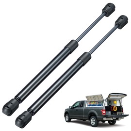BDFHYK C16-04270 17 inch 45Lbs/200N Gas Strut Shock Lift Support for Camper Shell Truck Topper Rear Window leer Truck Cap a Truck Tailgate Assist Shock Hood and Hatch Lift Boat Storage lid, Set of 2