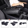 Car Leather Center Console Protector Cover Compatible with Toyota Tundra/Sequoia