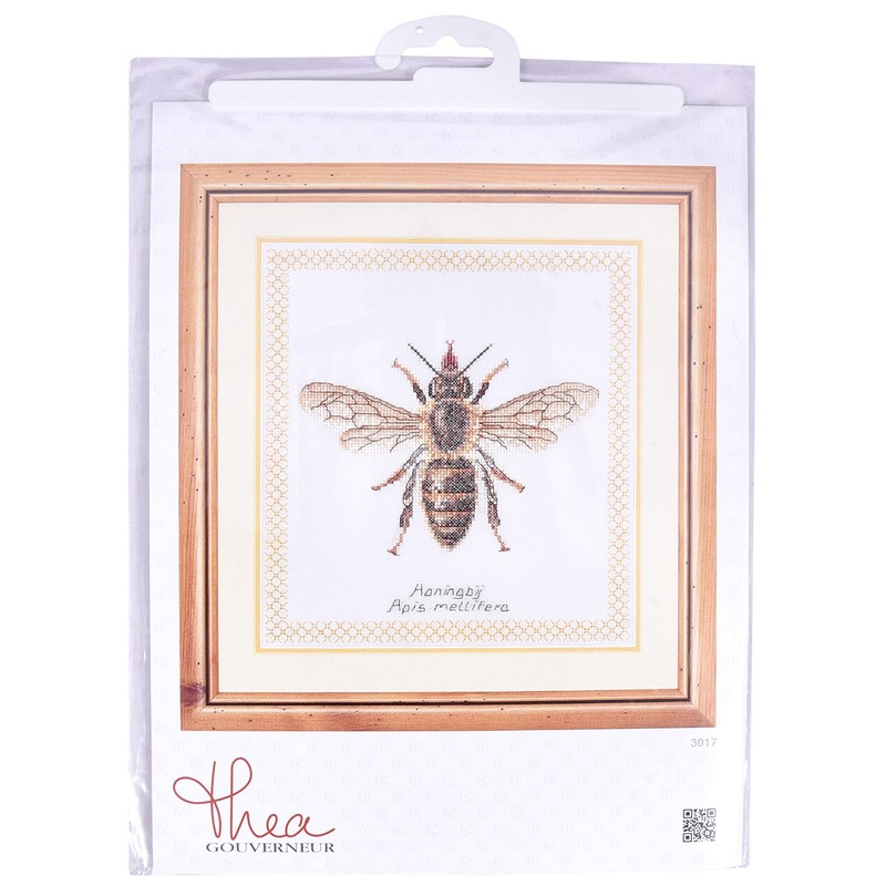 Thea Gouverneur - Cross Stitch Kit - Honey Bee -