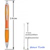 Libetui Pack of 10 Ballpoint Pens with Non-Slip Grip Zone