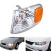 WFLNHB 81520-02070 Side Marker Light Set White amber transparent shell