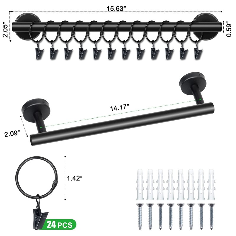 Lunies Hat Rack for Wall with 24 Hooks, Hat Organizer