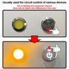 Fyimxsc 3 Pack ON OFF Round Rocker Switches with Wire