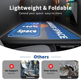 PREWERK Back Seat Cover for Dogs,Upgraded PU Leather Dog Car Cover for Back Seat with Hard Bottom Holds 400lbs,Waterproof Seat Protector Dog Hammock for Car, Universal Fits SUV Small Truck