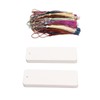 80 Sets Blank Bookmarks 5.5in Long 2in Wide Smoothing Widely