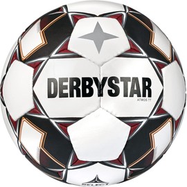 Derbystar Atmos Tt V22 Football White Black Red 5