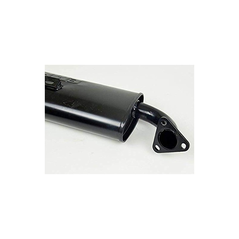 Quiet Muffler, with Chrome Tip, 3 Bolt Flange, for Beetle,