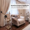 Curtain Holdbacks, 2 Pack Decorative Curtain Holders Wall Mounted Drapery