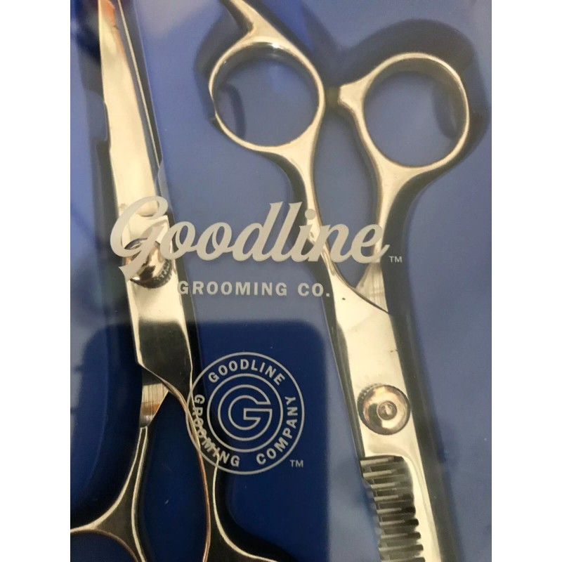 GOODLINE GROOMING SCISSORS + THINNING SHEARS - TWO SETS !!