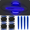 GTZTYZ 8Pcs Car Door Handle Protector Reflective Sticker,3D Carbon Fiber