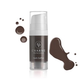 Charme Princesse Pigment Permanent Ink Micropigment Cosmetic Pigment Eyebrow Eyeliner Lips Cosmetic Dark Coffee Color Pigment Hand Extruded Pigment 10ml PI603-10-005