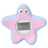Baby Water Thermometer Starfish Clock Timing 3 Color Light Floating