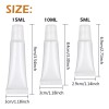 Codreamauto Contenedor Envase Tubos Vacios Lip Gloss 15ml Por 50