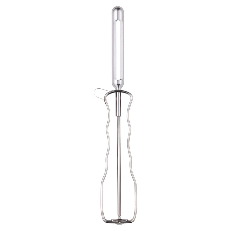 Kai DH3201 Moomin Peeler, I-Shaped, Stainless Steel, Dishwasher Safe, Silver,