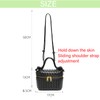 AGDHERSNVX Woven Crossbody Bag for Women Small Top-Handle Pouch Purse