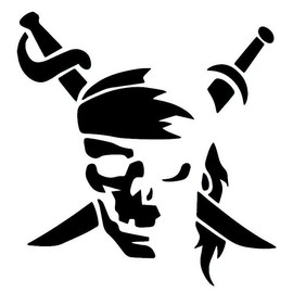 Fake Tattoo Pirate - Temporalis® | Temporary Tattoos for Adults - EU Certified Cosmetics, Vegan & Waterproof - Lasts 1 to 2 Weeks [Pirate Skull]