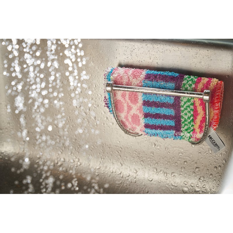 Skoy Scrub, 2-pack Reusable, Non-Scratching Dish Scrubber for Kitchen and