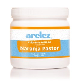 Colorante Color Comestible NARANJA PASTOR en Polvo 100 g ARELEZ