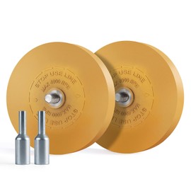 Shawya Decal Remover Eraser Wheel Rubber Eraser Wheel Adhesive Remover Wheel for Cars Sticker Remover Tool Removes Pinstripe Stripe Vinyl Tape and Graphic