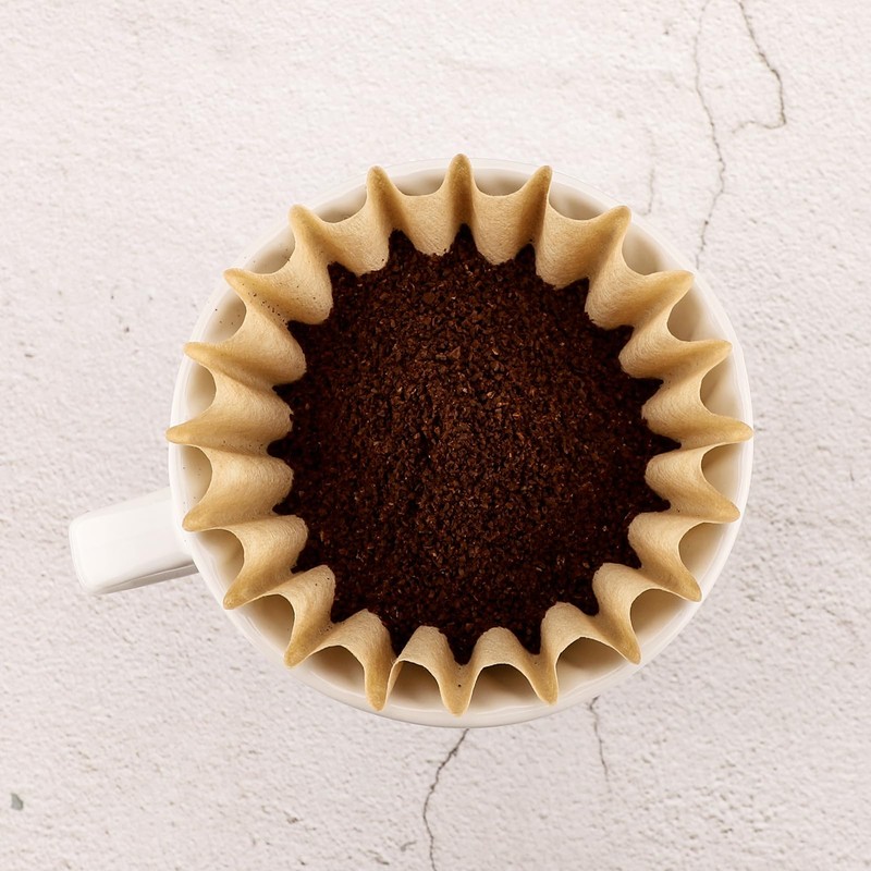EUSOAR 1-2 Cup Unbleached Coffee Filters, Pack of 200 Disposable