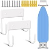 RIUOTA 2 Pack Ironing Board Wall Mount Ironing Board Hanger