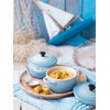 Le Creuset Stoneware Petite Round Casserole, 0.25 L - Coastal