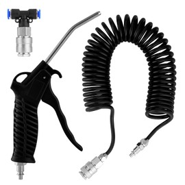 Fippy Truck Air Duster Gun with 5 Metre Recoil Hose Blow Dust Gun Heavy Duty Air Gun Cleaning Kit for Lorry Truck Car