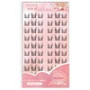 DZANIK Partial False Eyelashes, No Glue, Easy Installation, No Glue