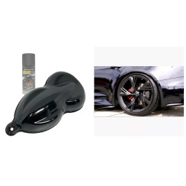 DYC 4 pack Black Emerald Metallic HyperDip Peelable Paint Spray 11oz Aerosol