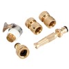 Hose Quick Connector Nipple Nozzle Water Sprayer Kit Garden Watering