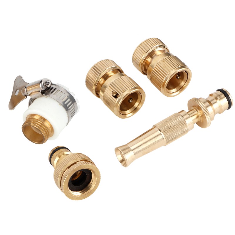 Hose Quick Connector Nipple Nozzle Water Sprayer Kit Garden Watering