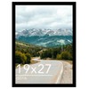QOTIB Wood 19x27 Picture Frame Black for Wall Hanging, 19