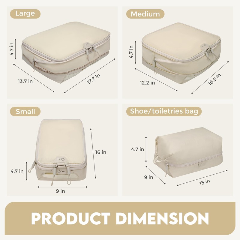 Udawe Compression packing cubes