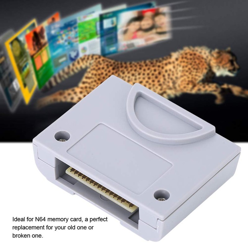 ASHATA Memory Card for N64, 256KB Replacement Memory Card for
