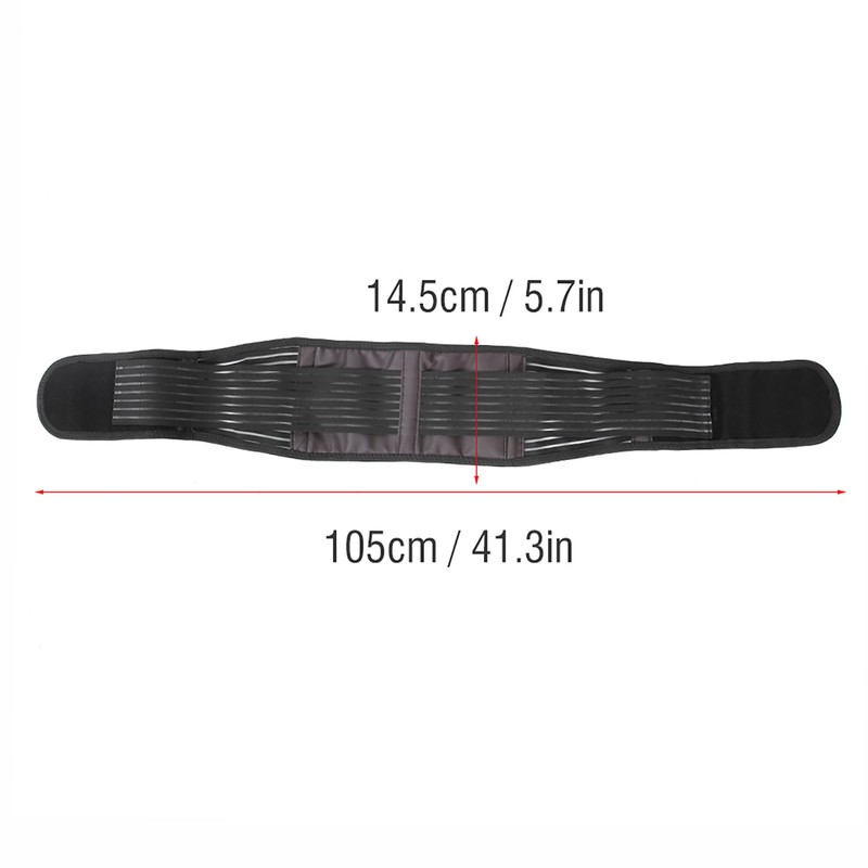 Self Heating Waist Lumbar Pad Adjustable Support Lower Back Waist