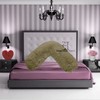 Fleece Pillowcase V Shaped Cover Only Teddy Cuddles Fleece Super