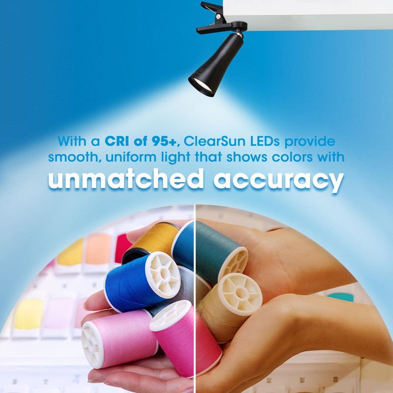 OttLite 3-in-1 Rechargeable Task Lamp - ClearSun LED Technology -