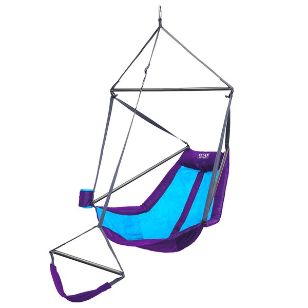 ENO, Eagles Nest Outfitters Lounger Hanging Chair, Purple/Teal
