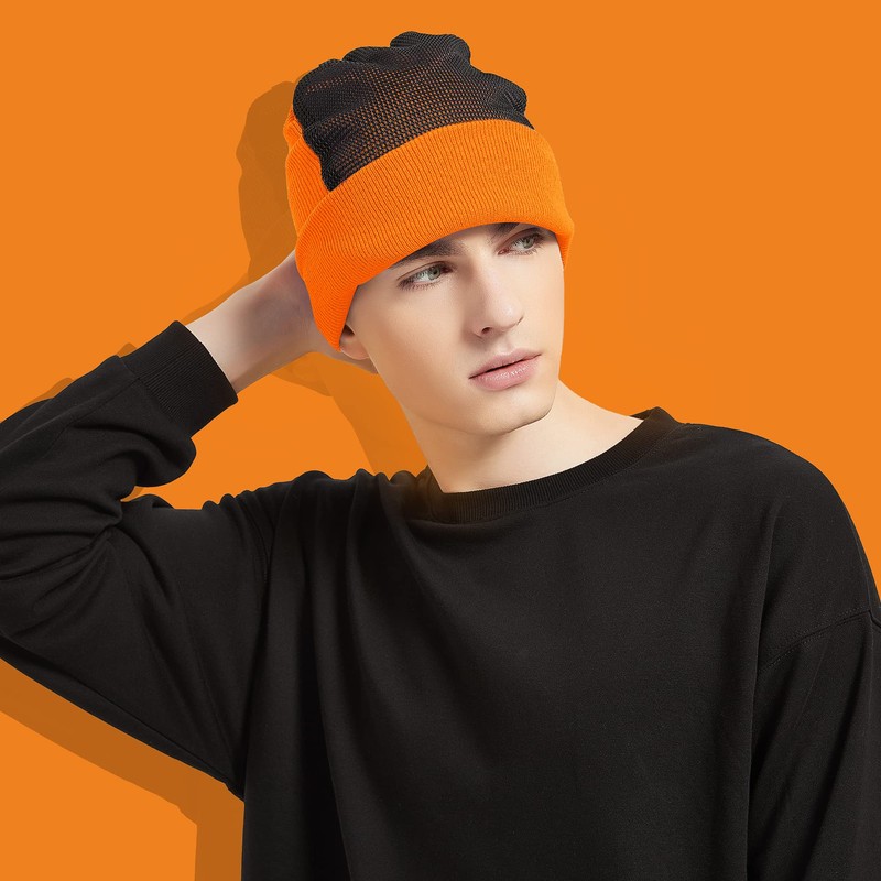 Gorro de algodón de punto con relleno para la cabeza