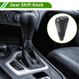 HOPESPANNER Automatic Gear Shift Knob for Lexus GS300 2006-2011 Plastic Faux Leather Automotive Gearbox Stick Shifter Lever Knob Black